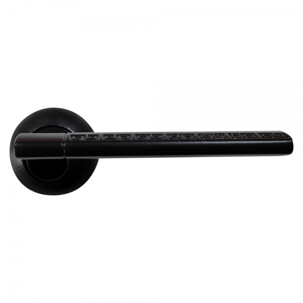 Ручка на розетке Firenze Solara черный матовый