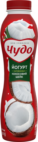 Йогурт з наповнювачем Кокосовий шейк 