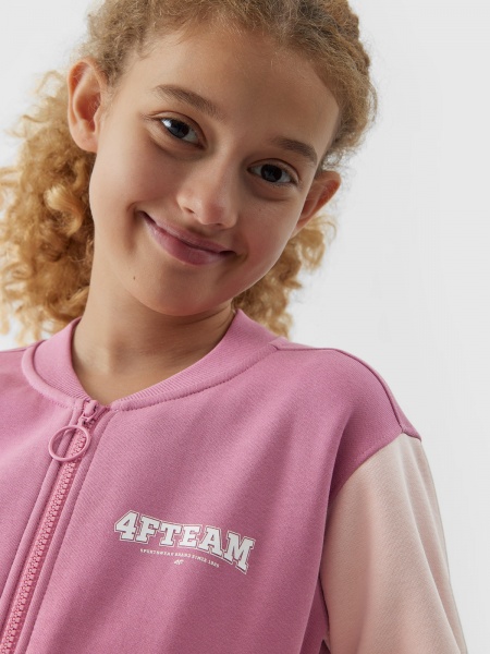 Джемпер 4F SWEATSHIRT F641 4FJAW23TSWSF641-54S рожевий