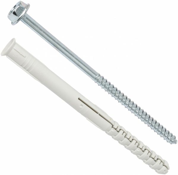 Дюбель рамный с винтом для дерева 10x80 мм 20 шт. Expert Fix