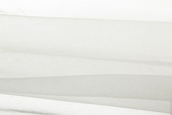 Ткань тюлевая 300 см сетка матовая аква 