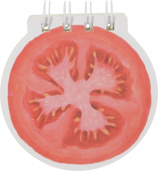 Блокнот дитячий овочі 9,3х9,3см 109 аркушів LG-21866