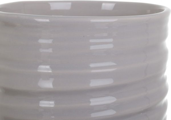 Ваза керамическая серый Ларвик 14х29 см