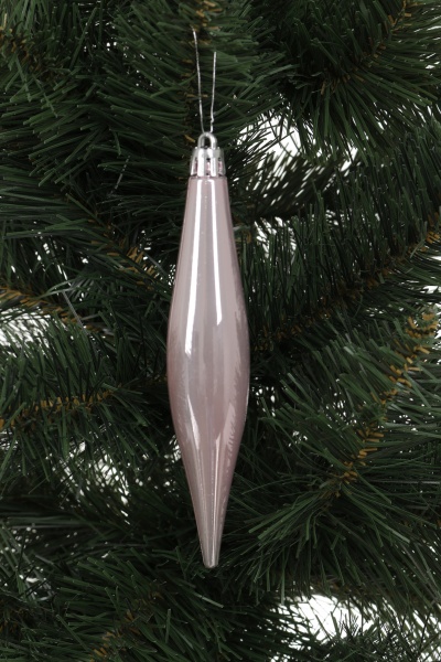 Набор новогодних украшений Сосульки CAN210510 розовый 15 см 4 шт./уп. 