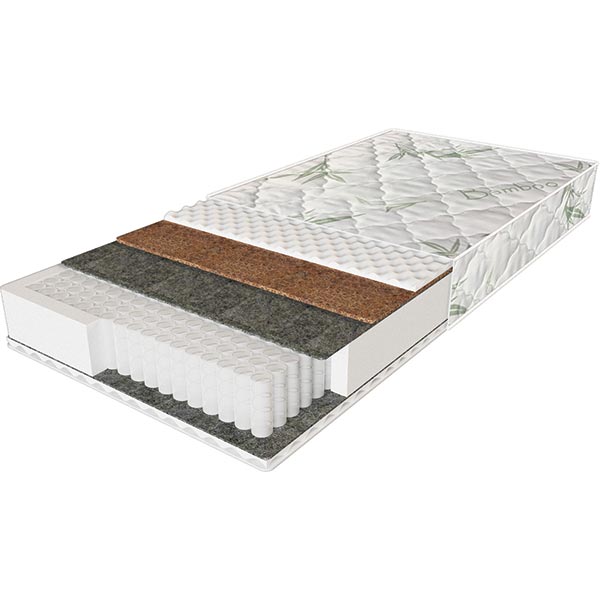 Матрац ортопедичний Songer und Sohne Bamboo night 80x190 см