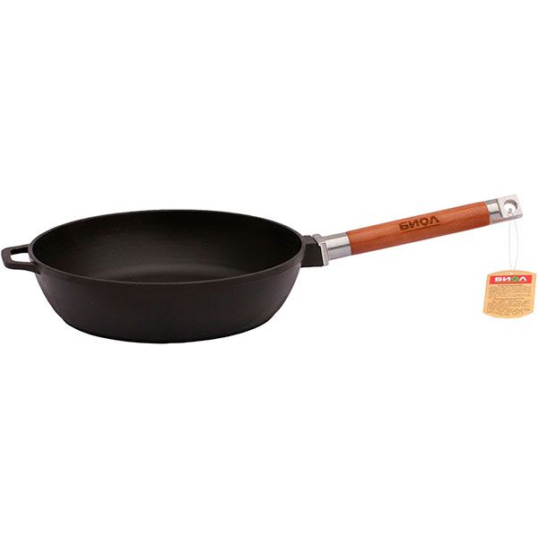 Сковорода чавунна знімна ручка 24 см Класік 0324 Biol