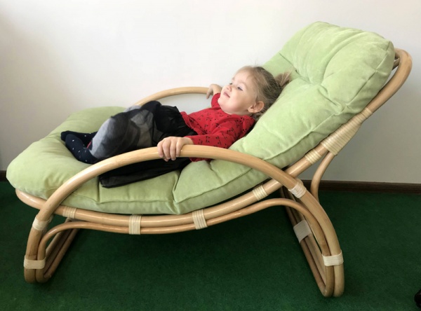 Крісло ротангове Cruzo Соло 90x79x100 см натуральний 