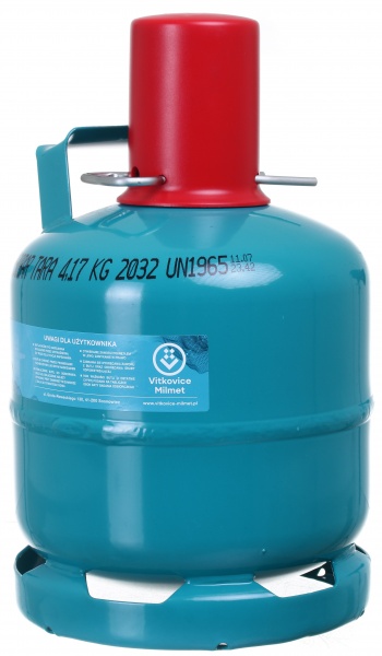 Балон газовий VITKOVICE пропан-бутан Milmet 3 кг/7,2 л 