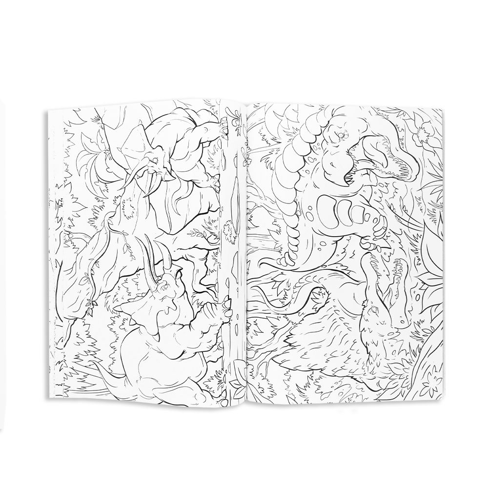 Раскраска «Dinosaur Expedition»