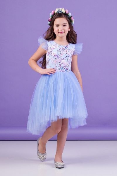 Платье Zironka р.140 голубой Z2-38-0002-3 