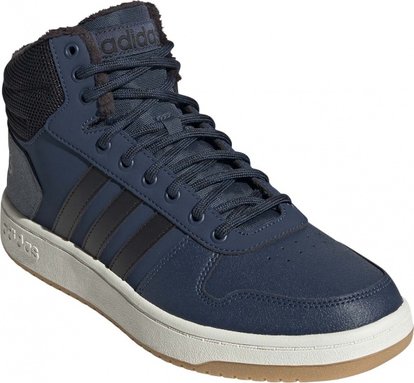 Ботинки Adidas HOOPS 2.0 MID GZ7939 р.UK 7,5 синий