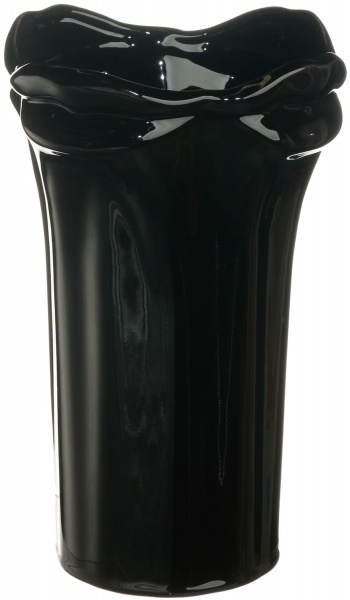 Ваза для квітів чорна Вуста V012 Rezon