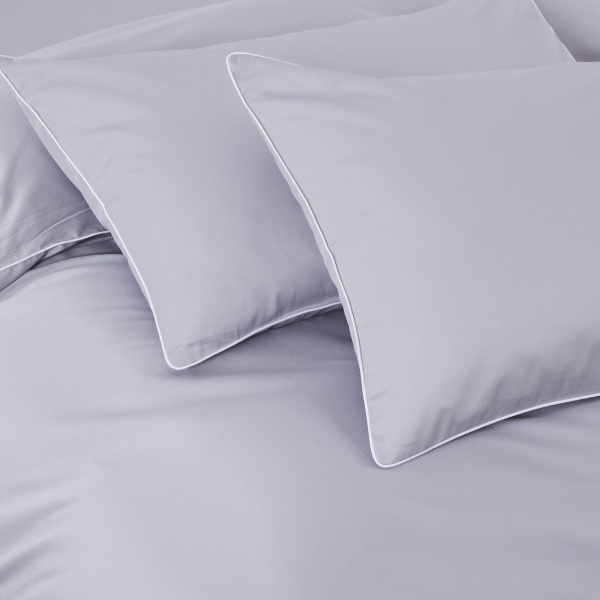 Комплект постільної білизни Solid 2 світло-сірий La Nuit 