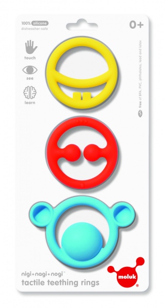 Прорізувач Moluk Nigi+Nagi+Nogi яскраві 3 шт.(43400)