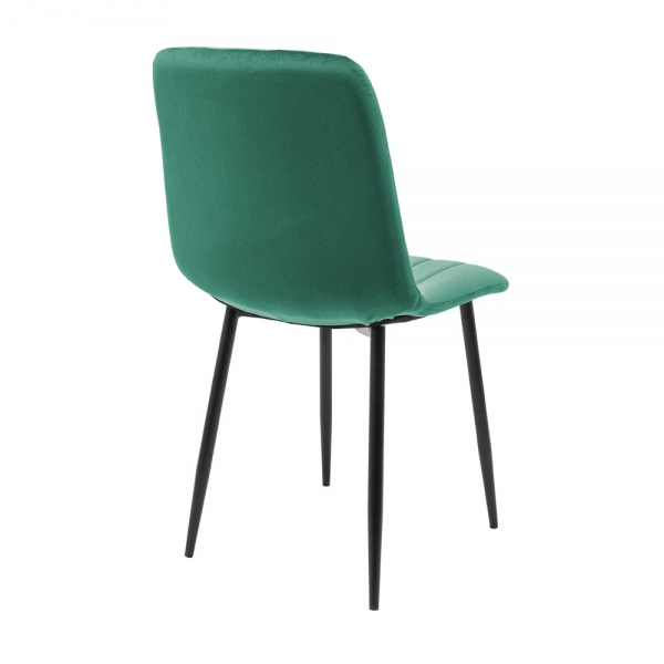 Стул Richman Фьюри Ю Ножки Черные Малколм 26 зеленый / черный