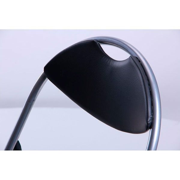 Стул обеденный раскладной AMF Art Metal Furniture Джокер алюминий/черный