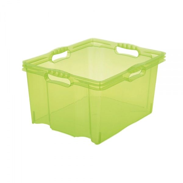 Ящик для хранения пластиковая Keeeper 0274.2 Multi-box XL 24 л салатовый 230x430x350 мм