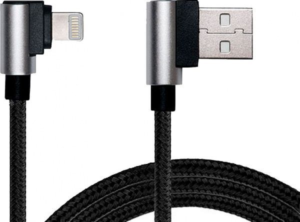 Кабель Real-el 1 м чорний (USB 2.0 Premium AM-8pin 1m, bl) 