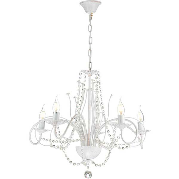 Люстра подвесная Victoria Lighting 5xE14 белый Arfa/SP5 