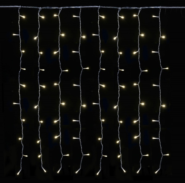 Электрогирлянда-штора Феєрія QC1018-2 светодиодная (LED) 100 ламп 2 м 