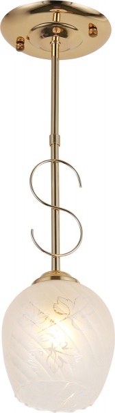 Світильник стельовий Accento lighting Leo 1x60 Вт E27 золото ALG-06845/1PFGD