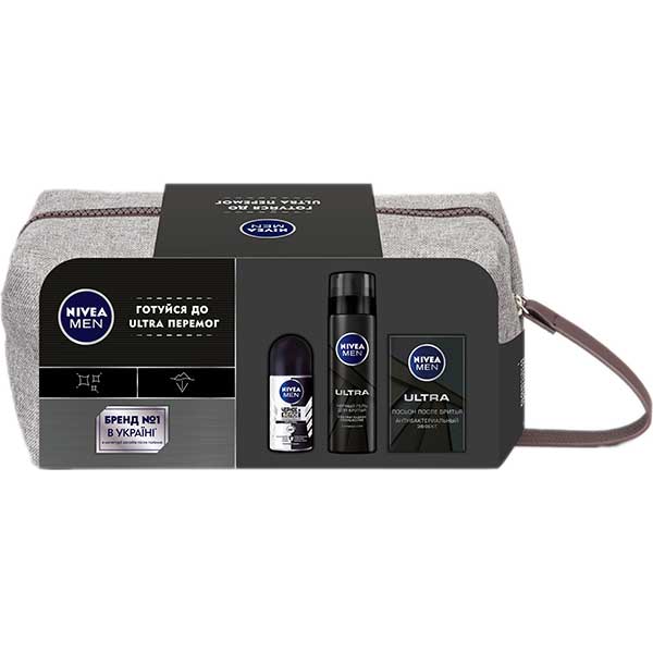 Подарочный набор для мужчин Nivea Ультра косметичка 2019
