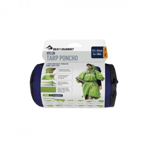 Дождевик-тент Sea To Summit Tarp Poncho Blue 265х137 см (STS APONCHOBL)
