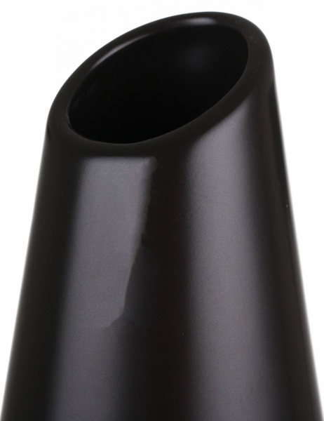 Ваза керамічна Eterna чорний матовий 4,5х4,5х13 см 105-13 