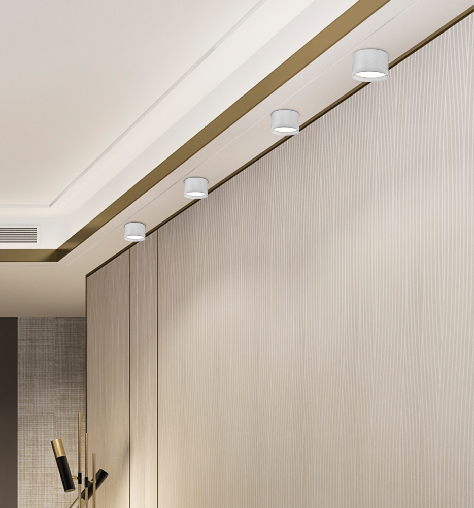 Светильник точечный Eurolamp 30 Вт GX53 белый LH-LED-GX53(white)N4