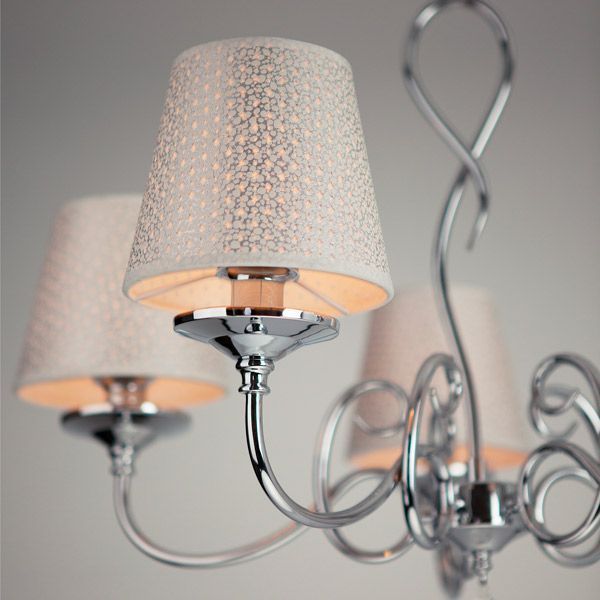 Люстра підвісна Strotskis Fresa 5x40 Вт E14 хром 70068/5 