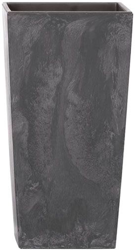 Горшок для цветов Prosperplast Urbi Square Effect 125мм квадратный 3л антрацит (66251-433) 