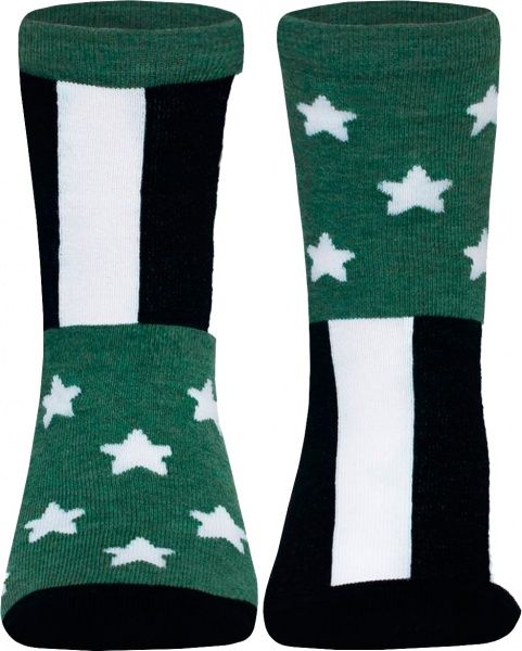 Шкарпетки дитячі Conte-Kids TIP-TOP (веселі ніжки) 281 17С-10СП р.22 хакі чорний білий 