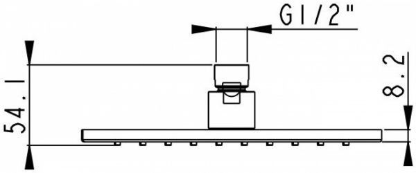 Верхній душ Aqua Rodos Rodos 009CP