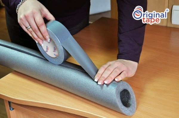 Армированная лента ремонтная 50мм х 10 м серая ORIGINAL TAPE 