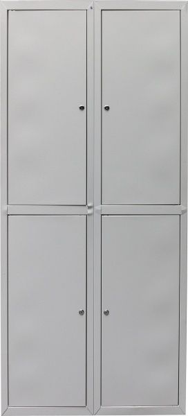 Металлический шкаф ячеечный (камера хранения) Ferocon ЯШМ-24-01-08х18х05-7035 