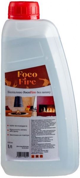 Биотопливо для биокаминов FOCO FIRE 1 л