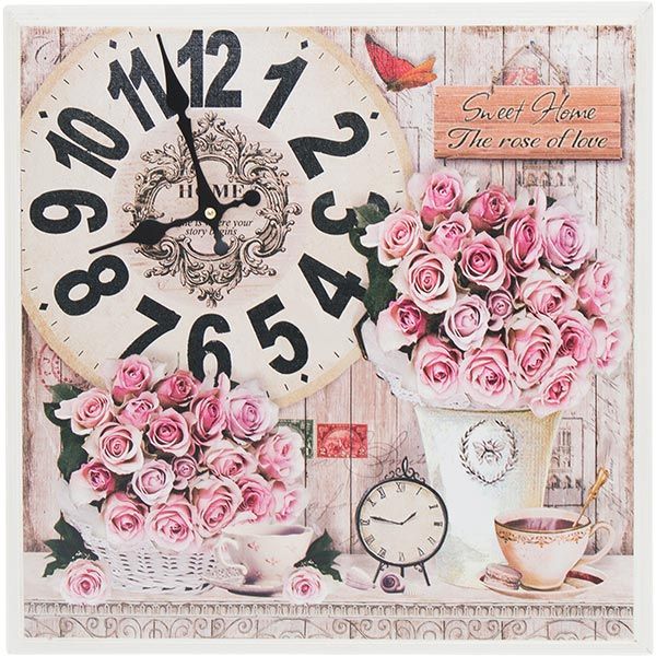 Годинник настінний Charmant сірий 42 см