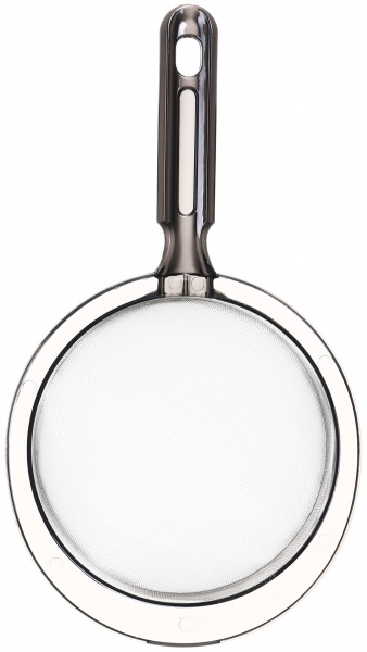 Сито с ручкой grey 16.6 см нержавеющая сталь пластик UP! (Underprice)