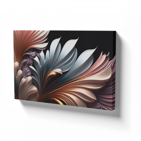 Картина на холсте Объемные листья 80x110 см WS Holst 1140420235 