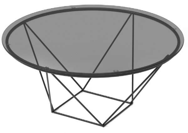 Стіл декоративний Art-STEEL Nairo 2 скло 360х304х866 