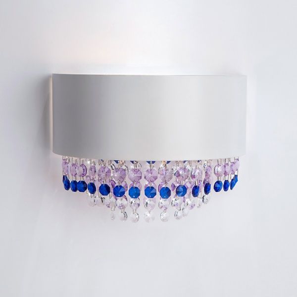 Бра Strotskis Elisa 2x60 Вт E14 хром/белый 286/2 