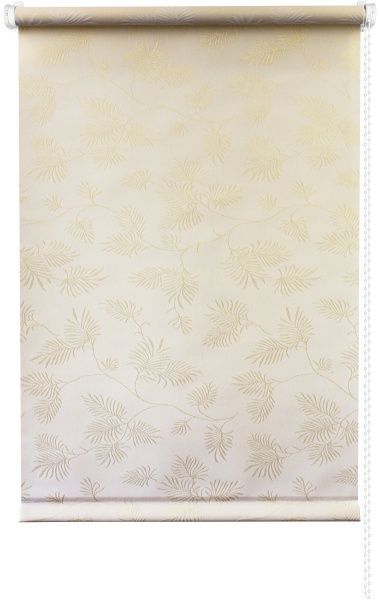 Ролета мини Delfa Престиж 43x170 см бежевая 