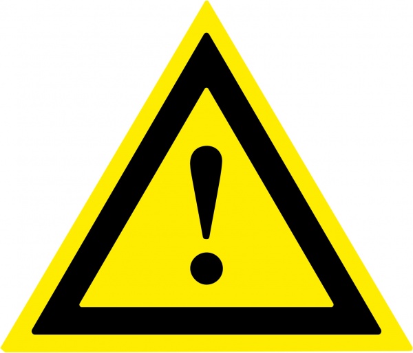 Наліпка MAXGROUP Увага NM-131