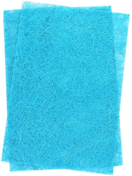 Сизаль блакитного кольору, 20 * 30 см, 5 аркушів 