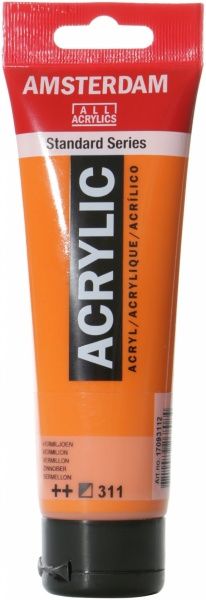 Краска акриловая № 311 Киновар 120 мл Amsterdam Standart Royal Talens