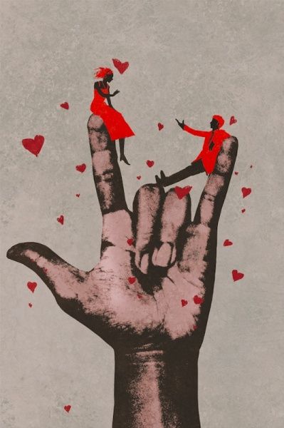 Постер Рука любви Posterclub 