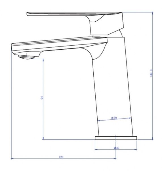 Змішувач для умивальника Mixxen Sorrento MXBZ0514