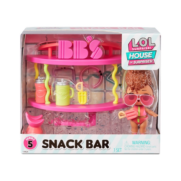 Ляльковий набір L.O.L. SURPRISE! серії Маленькі кімнатки_Снек-бар Леді-Хвилі 580249