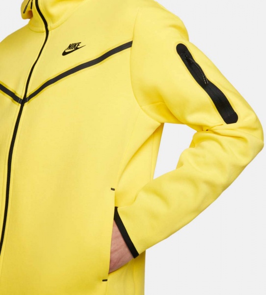 Джемпер Nike TCH FLC HOODIE FZ WR CU4489-765 р. S жовтий
