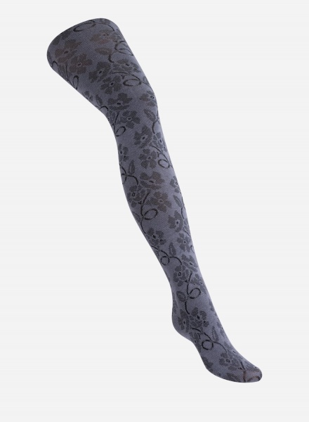 Колготки для девочек Boy&Girl Ajour р.116-122 серый 